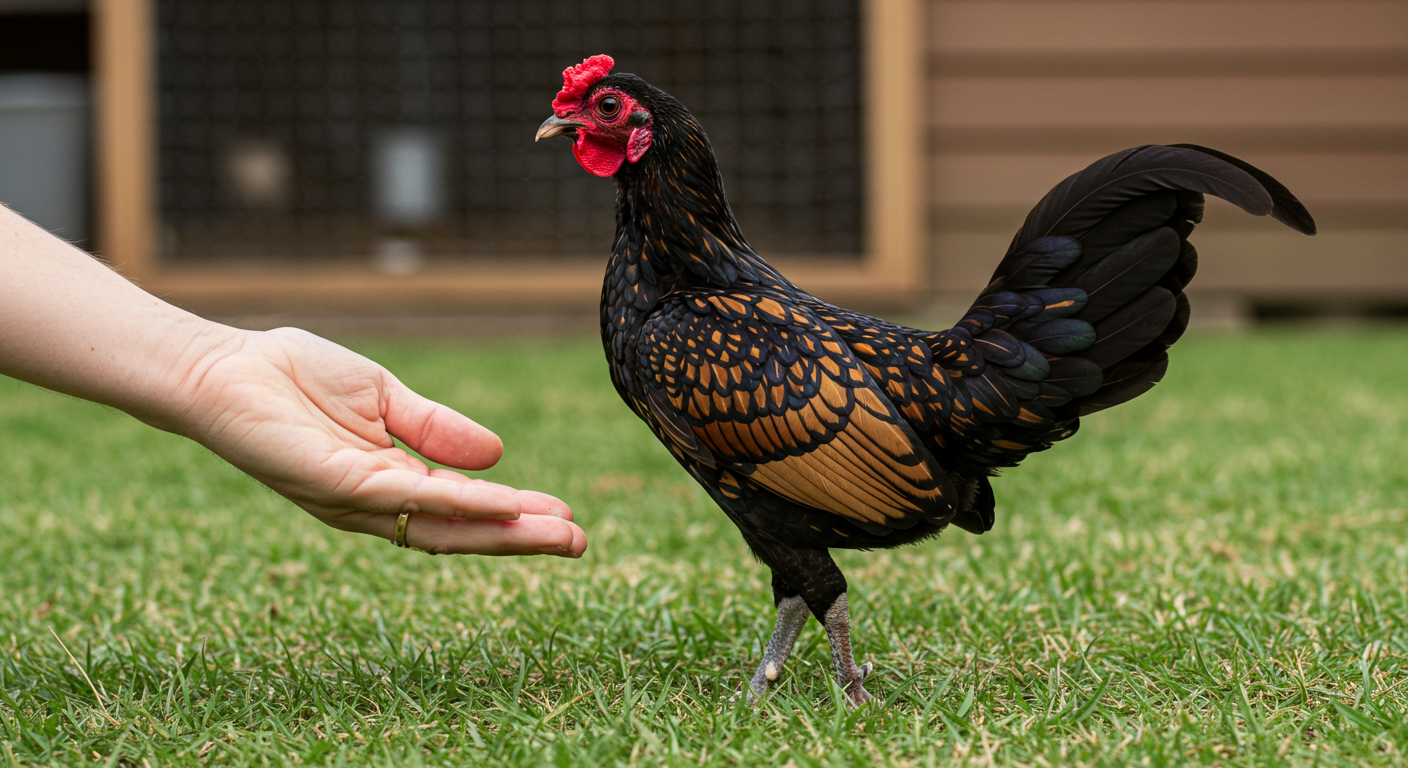 Serama Chicken standing